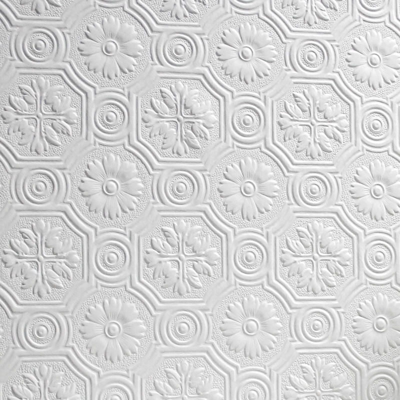 Flower Paintable Wallpaper Luxury Embossed Textured Vinyl Spencer